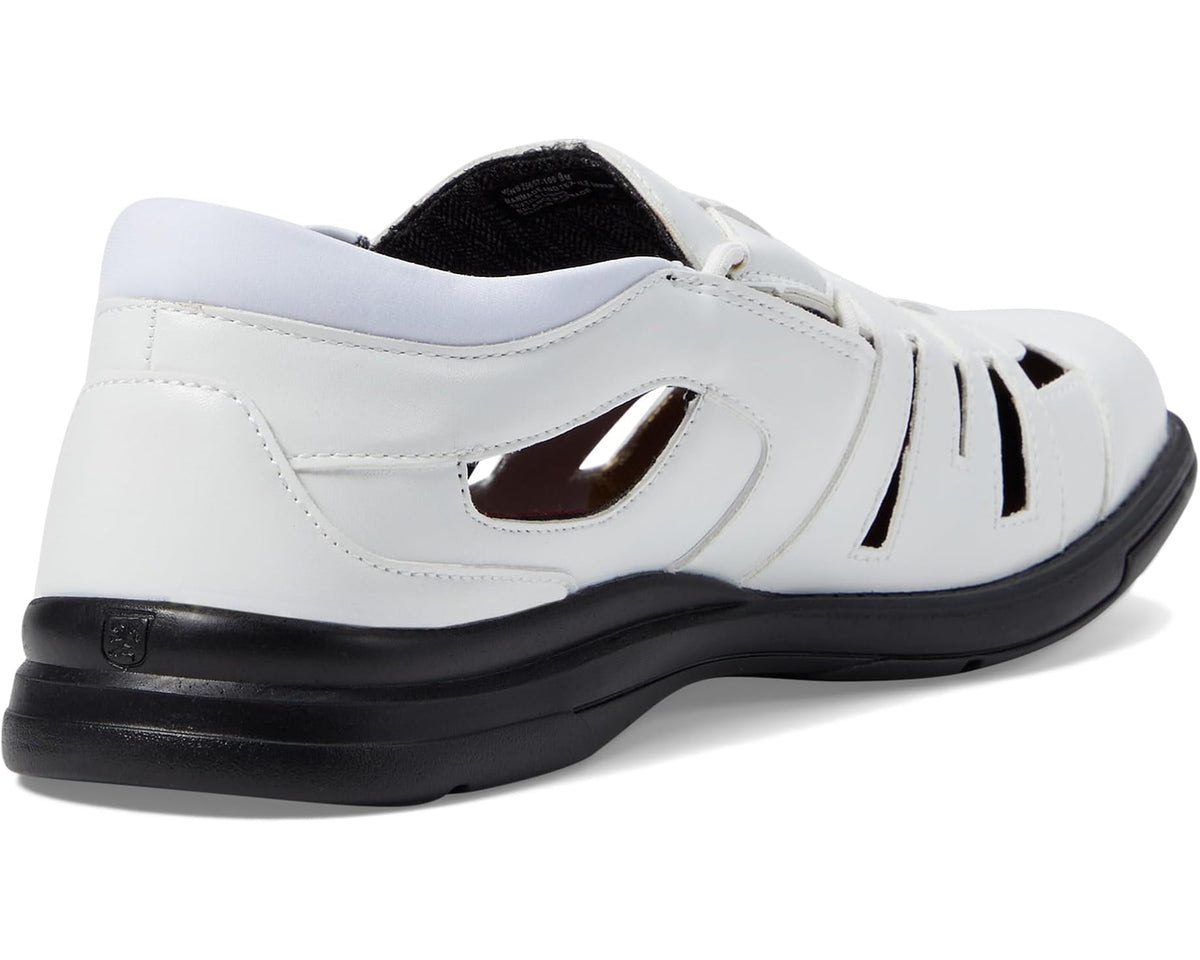 Men's Stacy Adams Scobel Fisherman Sandal White
