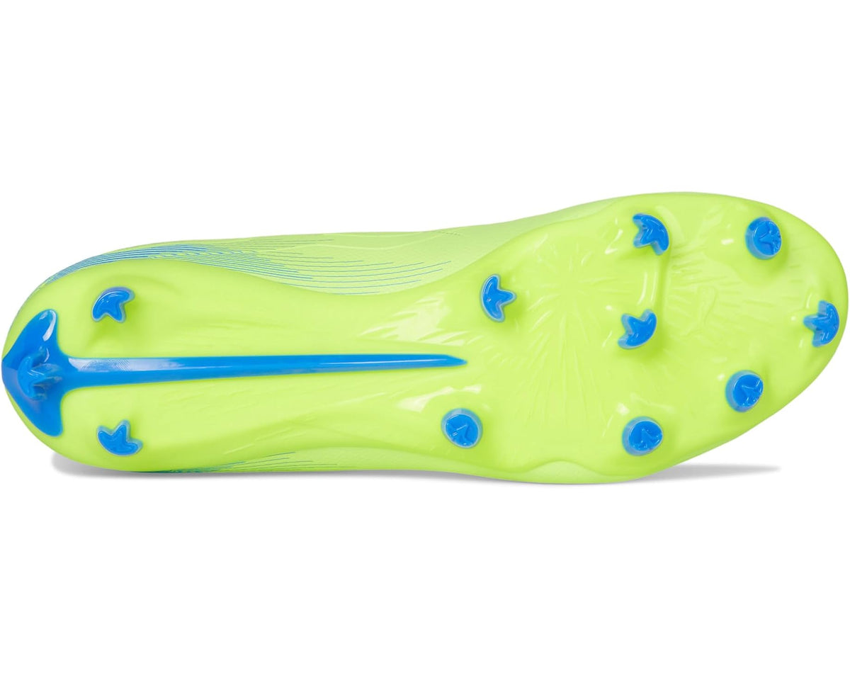 Men's PUMA Ultra 5 Play Firm, Artificial Ground Soccer Cleats Fizzy Apple-Puma White-Bluemazing