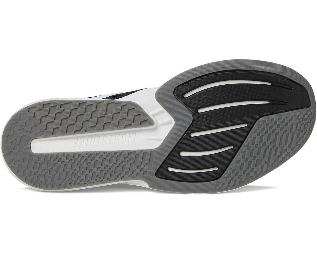 Men's adidas Duramo Speed 2 running shoes, textured rubber outsole with dark heel tread