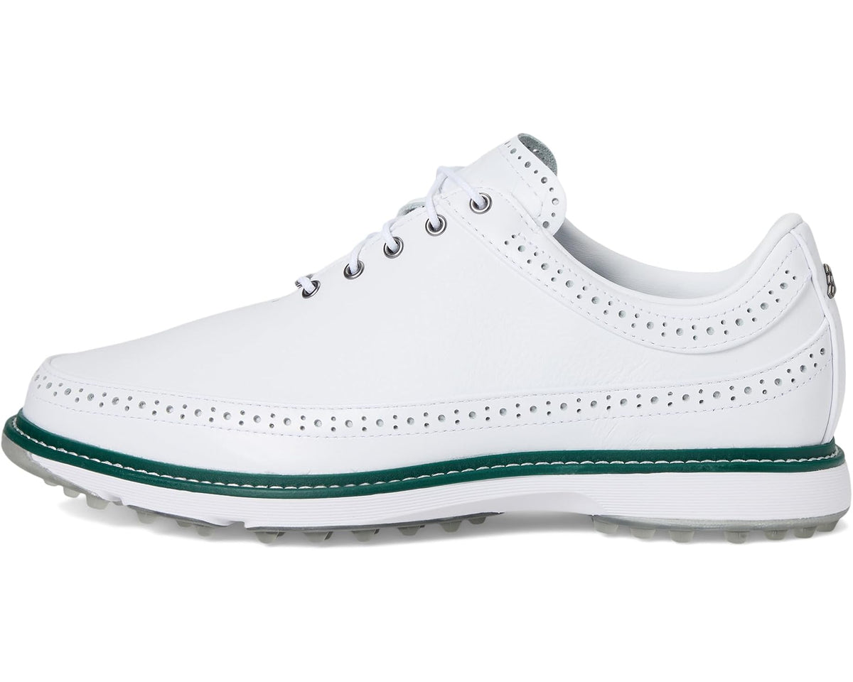 Unisex adidas Golf MC80 Spikeless Golf Shoes Footwear White/Silvermet/Collgreen