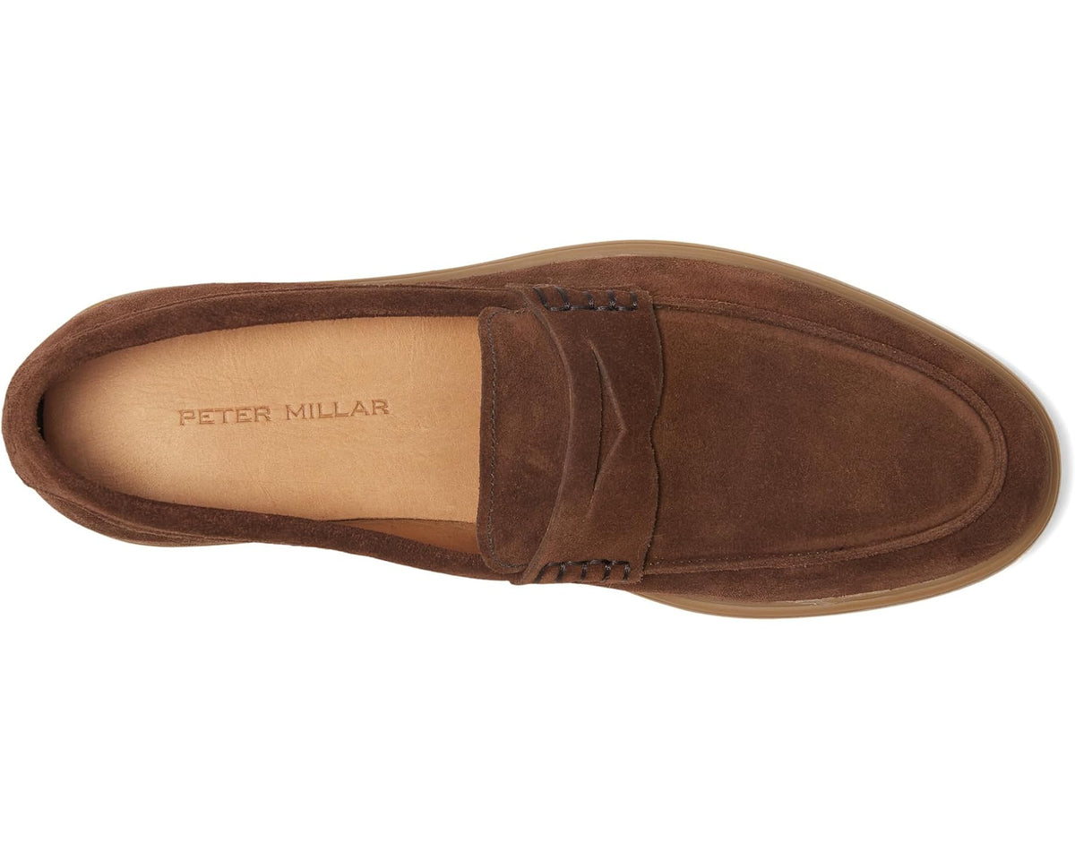 Men's Peter Millar Excursionist Penny Loafers Walnut