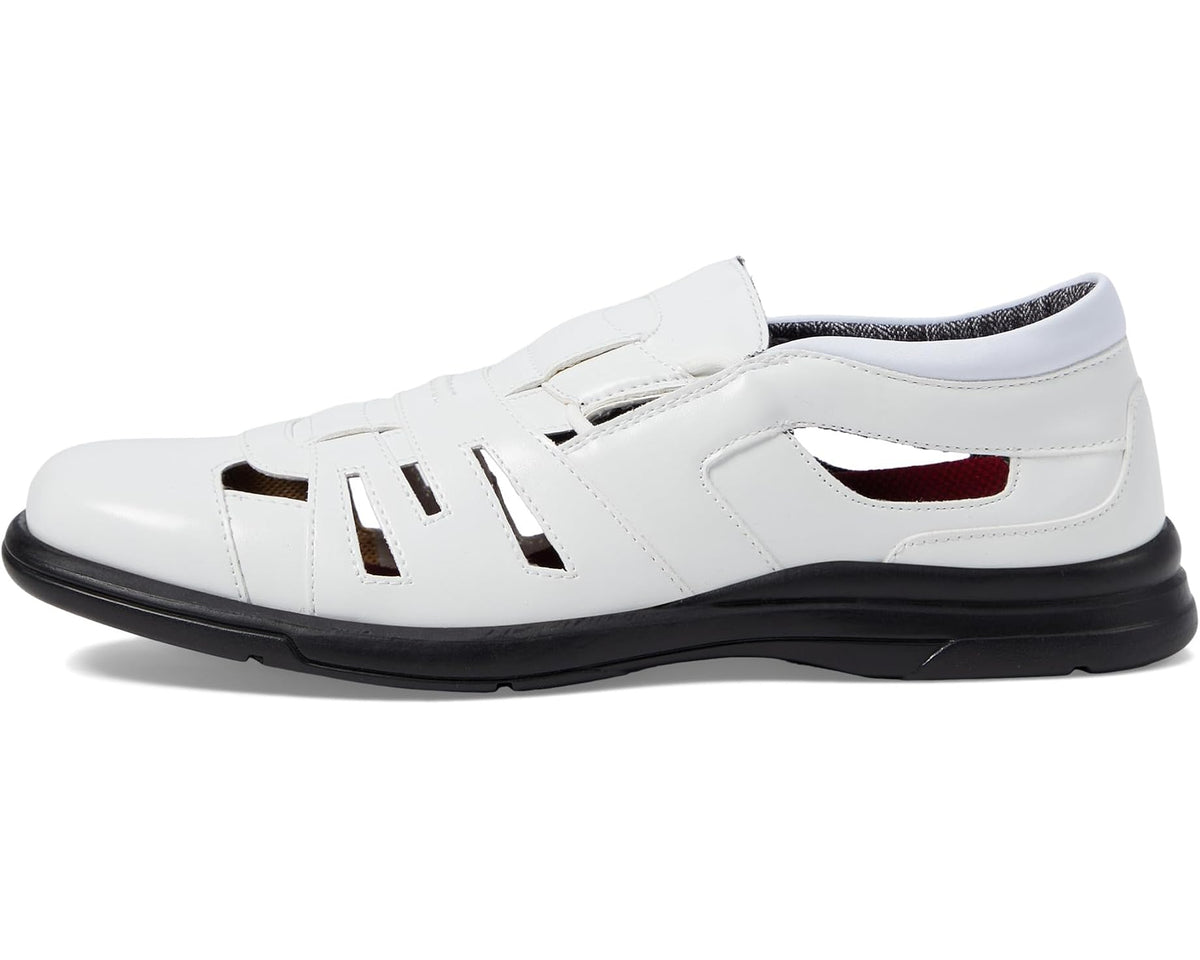 Men's Stacy Adams Scobel Fisherman Sandal White