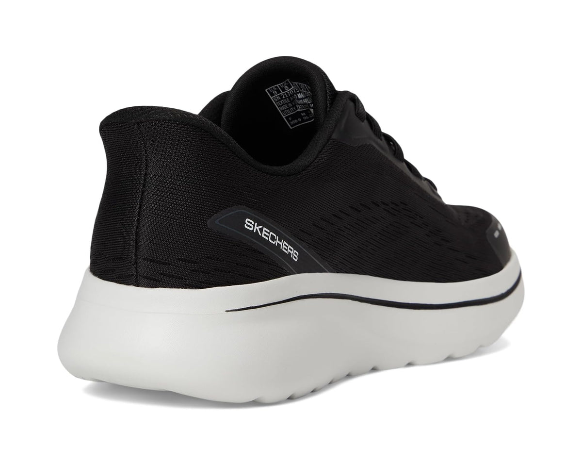 Men's SKECHERS Performance Go Walk Arch Fit N-joy Nobend Hands Free Slip-in Black/White