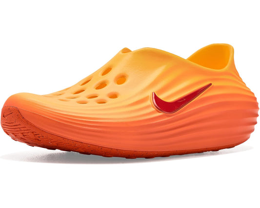 Nike Reactx Rejuven8 slip-on running shoe in orange with maroon swoosh
