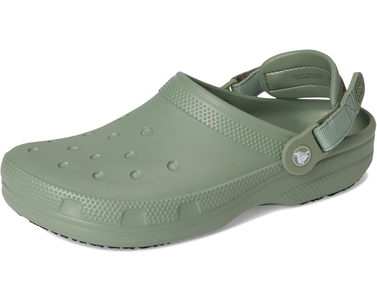 Unisex Crocs Work Classic Work Clog Moss