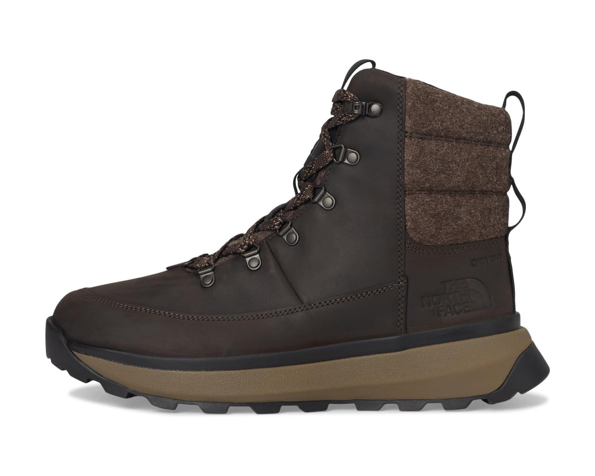 Men's The North Face Bergen Leather WP Demitasse Brown/TNF Black