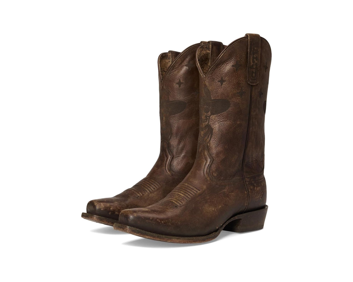 Men's Ariat High Stepper Sendero Stonewashed Brown