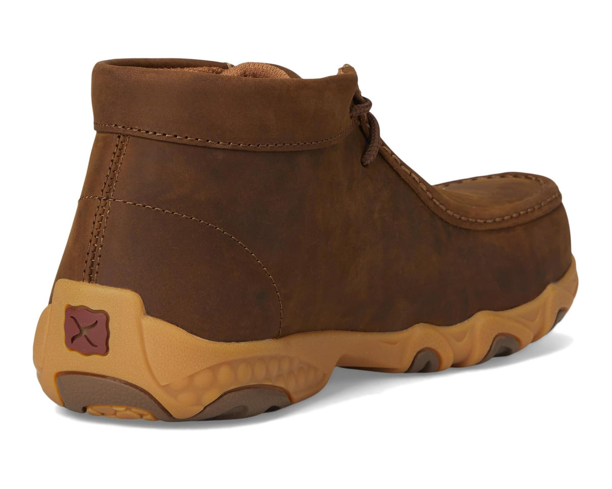 Men's Twisted X Work Work Chukka Driving Moc Distressed Saddle