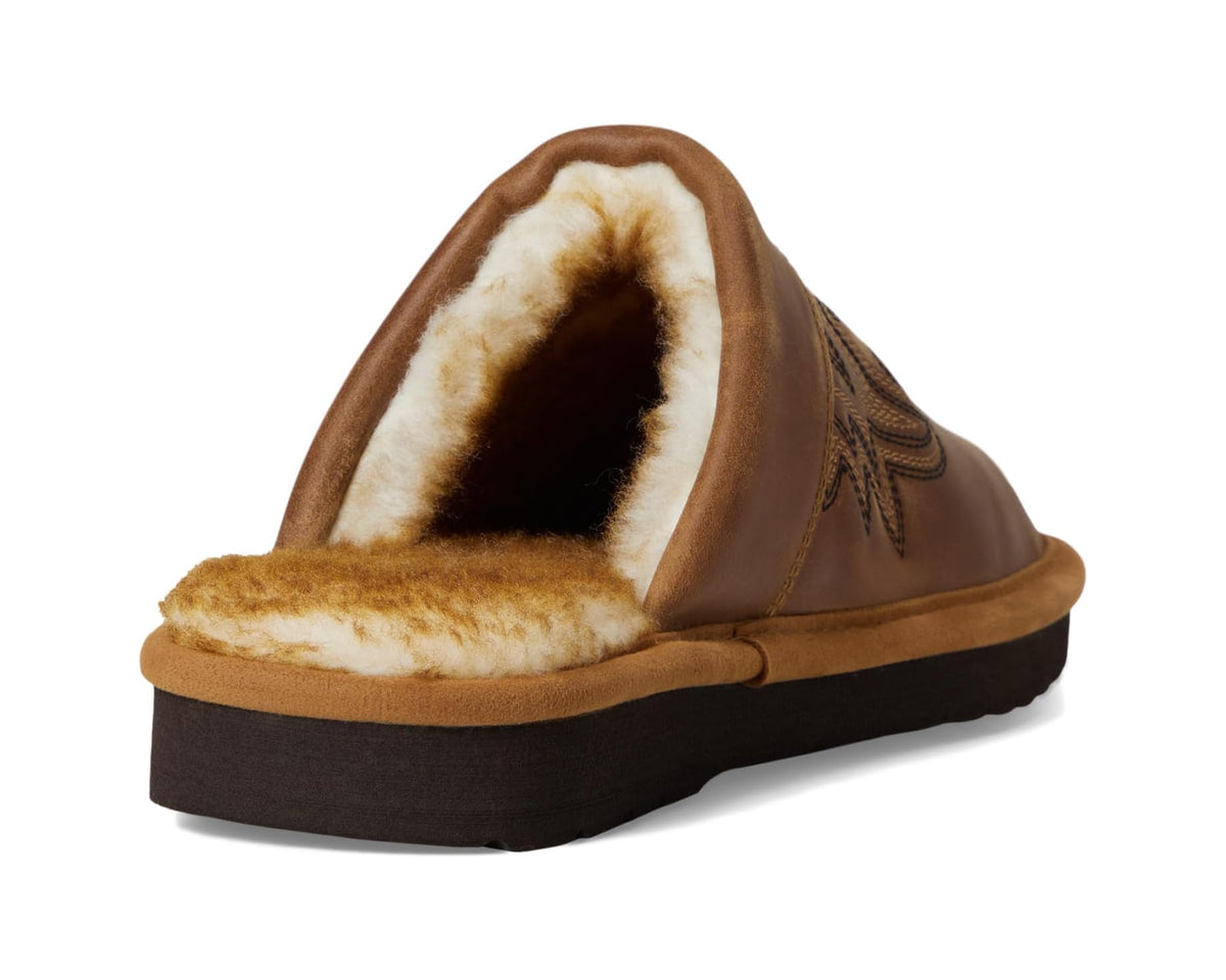 Men's Ariat Silversmith Exotic Slipper Distressed Brown