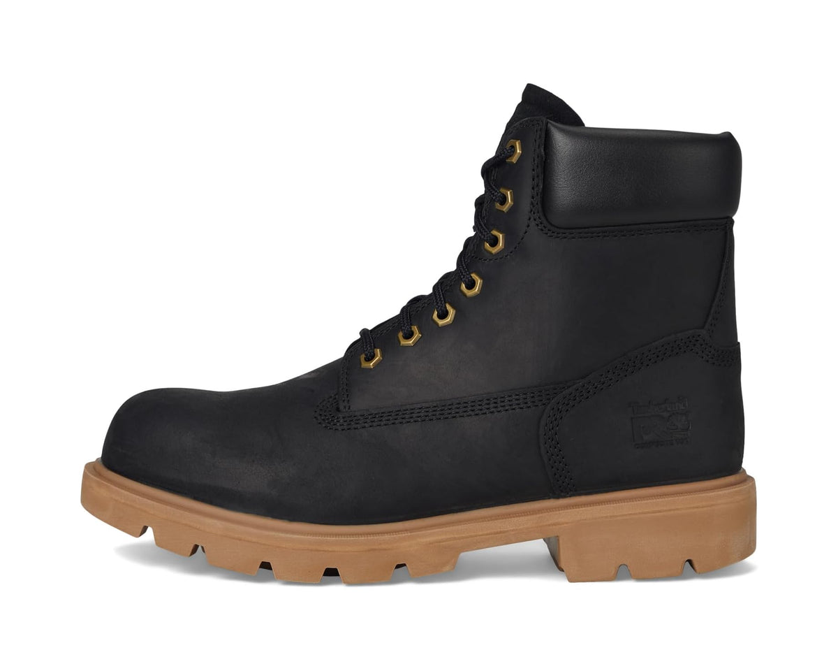 Unisex Timberland PRO Sawhorse 6 Composite Safety Toe Black/Gum