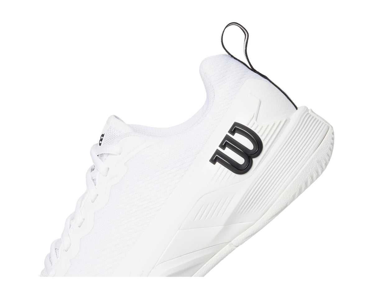 Men's Wilson Rush Pro 4.5 Wide Toe Box White