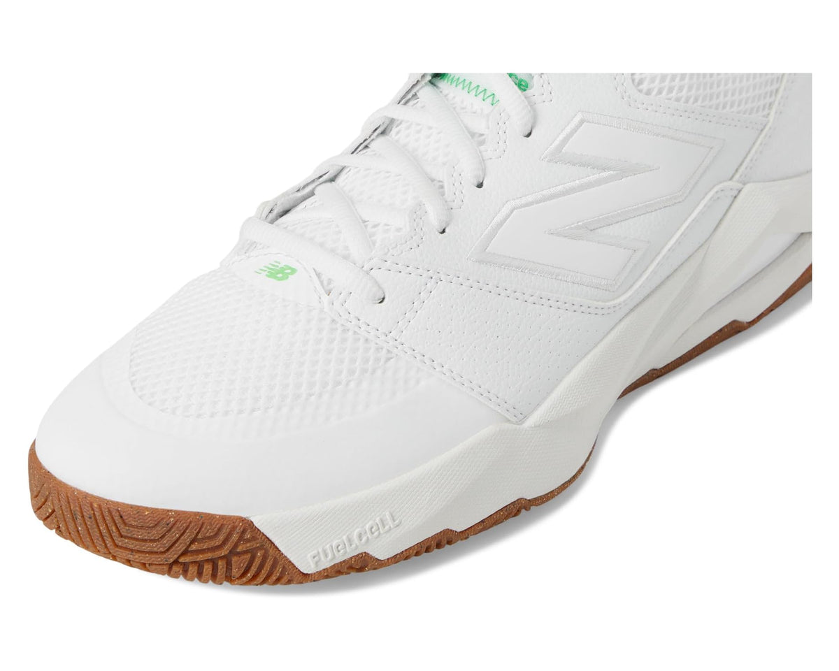 Men's New Balance FuelCell Delray V2 Tennis Shoes White/Green Apple