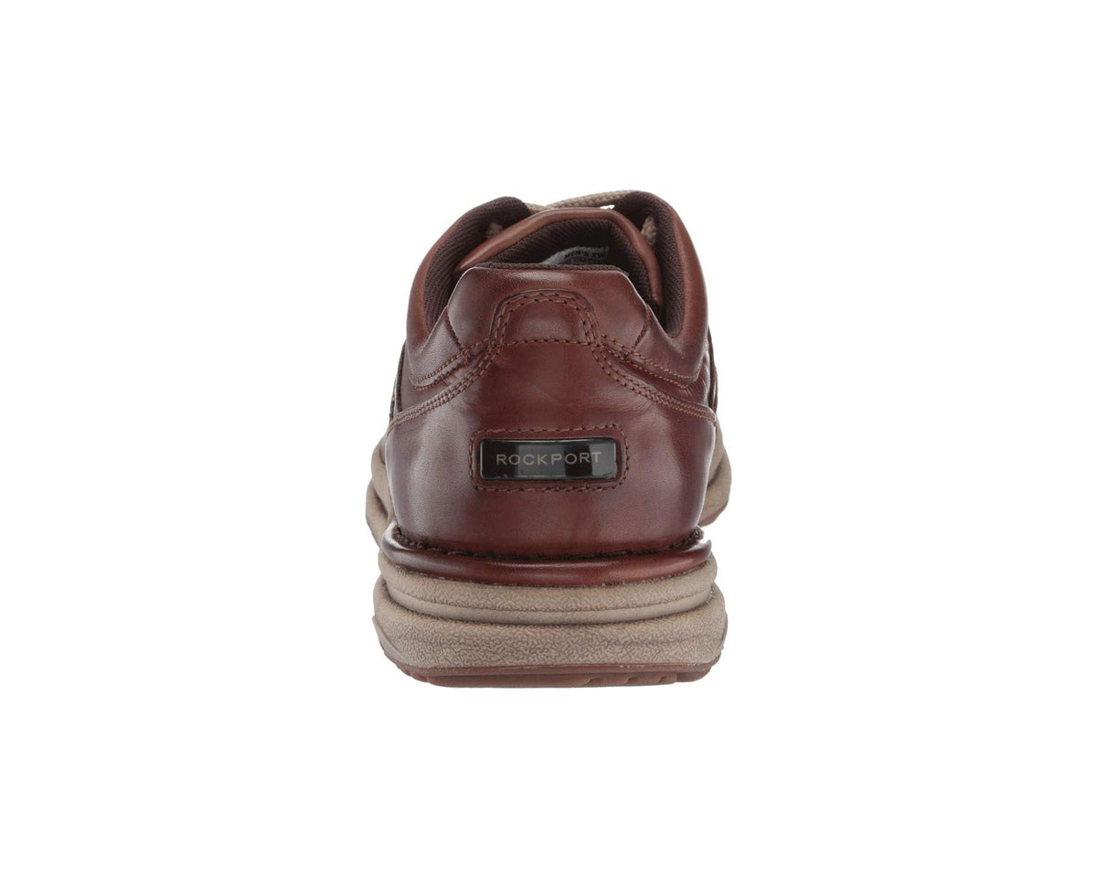 Men's Rockport World Tour Classic Walking Shoe Brown Leather