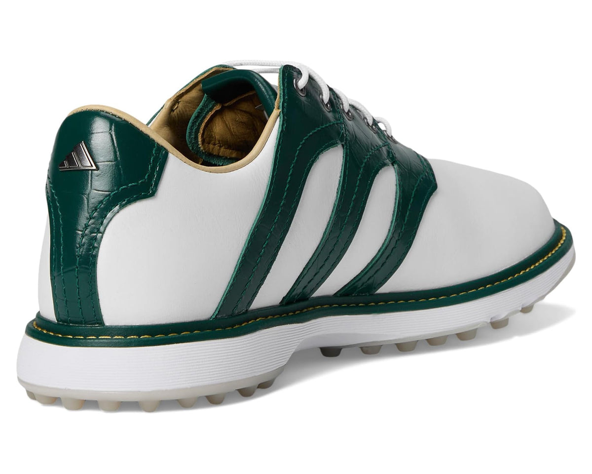 Men's adidas Golf MC Z-Traxion Spikeless Golf Shoes Footwear White/Collegiate Green/Yellow
