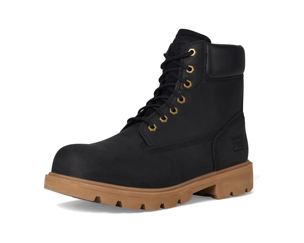 Unisex Timberland PRO Sawhorse 6 Composite Safety Toe Black/Gum