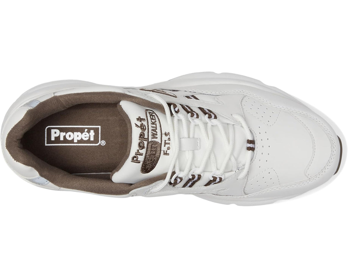 Men's Propet Stability Walker White/Taupe