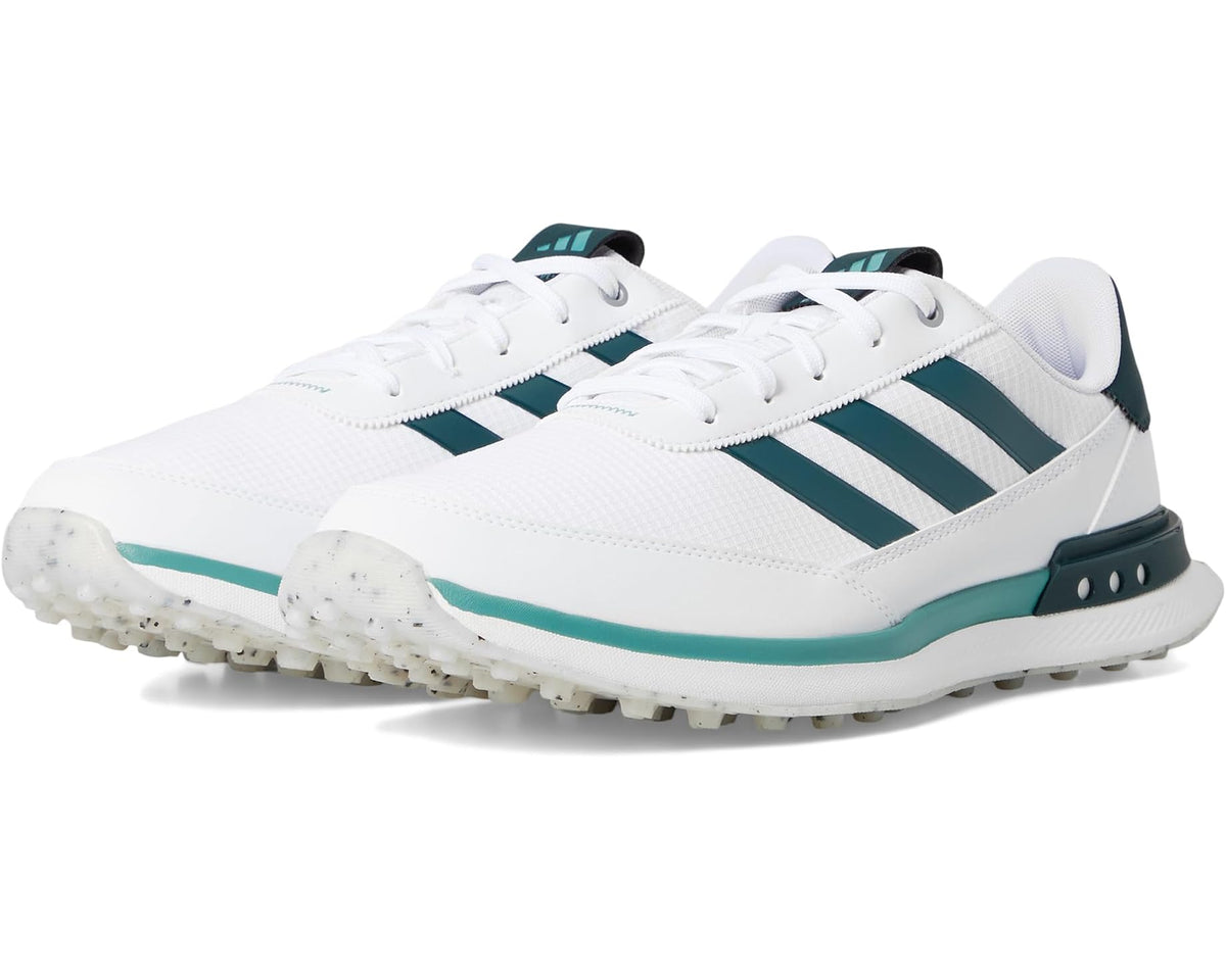 Men's adidas Golf S2G 24 Spikeless Golf Shoes Footwear White/Aurora Ivory/Preloved Teal