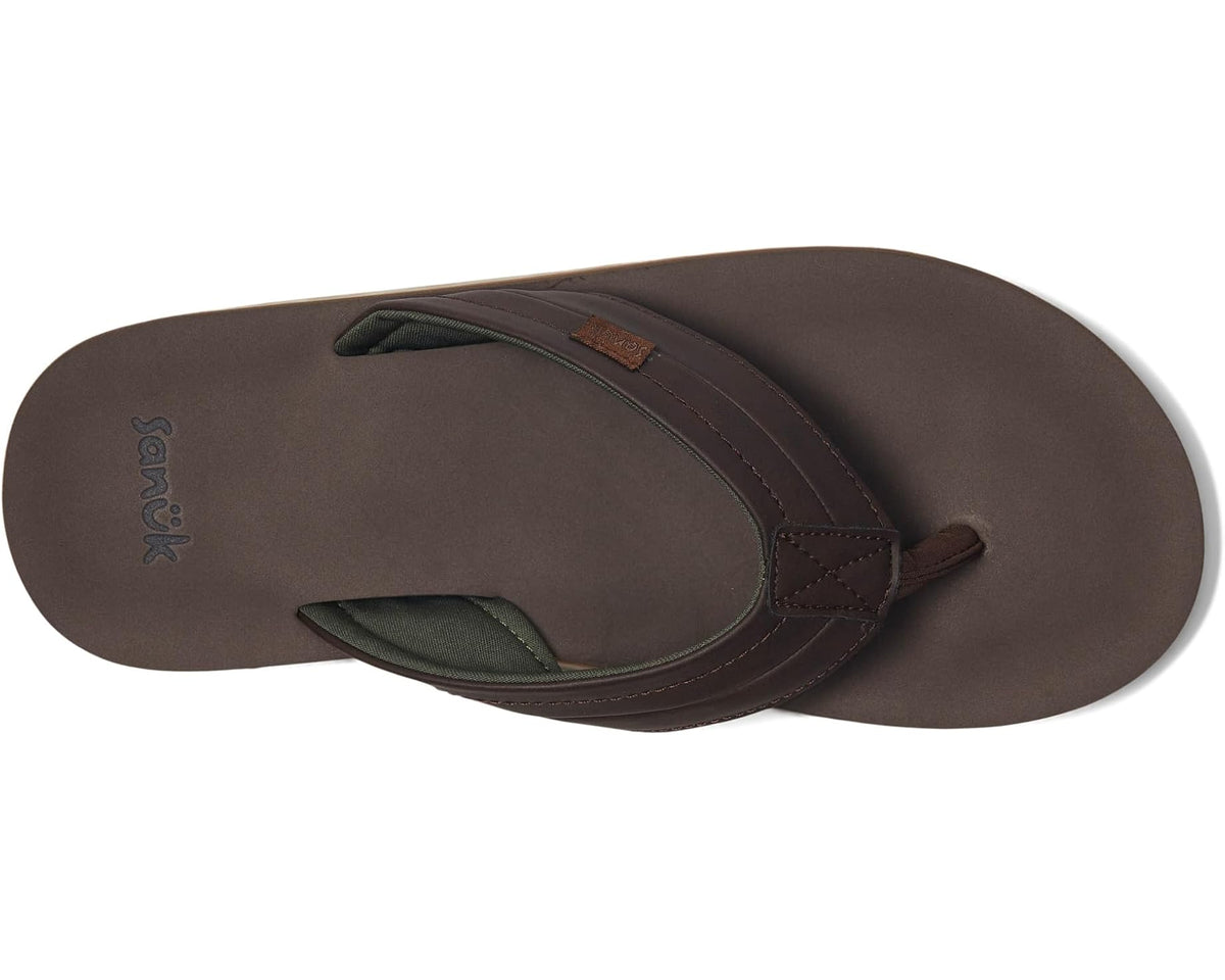 Men's Sanuk Tiderush Dark Brown