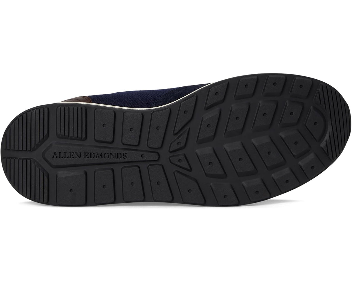 Men's Allen Edmonds Easton Slip-on Shoes Navy Knit Wool & Leather