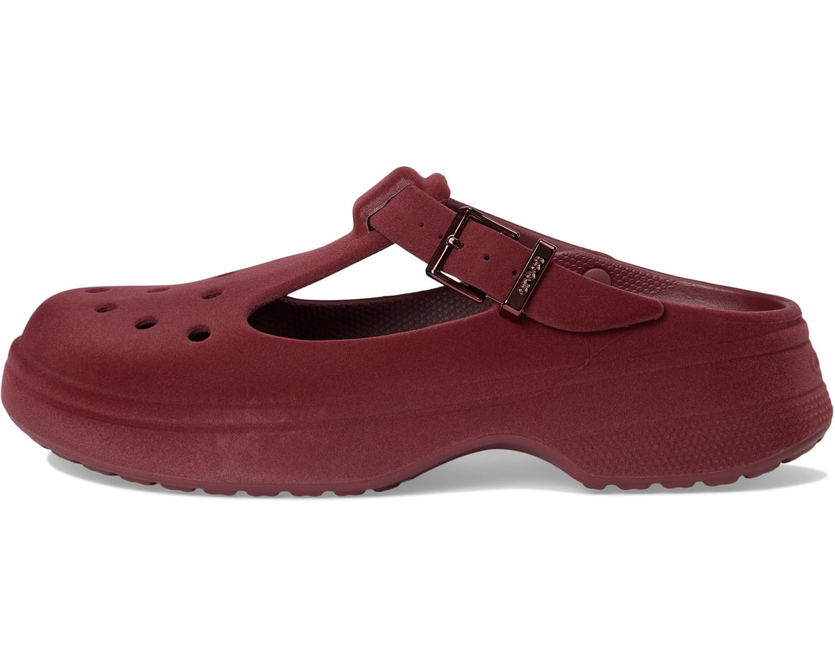 Unisex Crocs Classic Mary Jane Clogs, Mary Janes for Beetroot Velvet