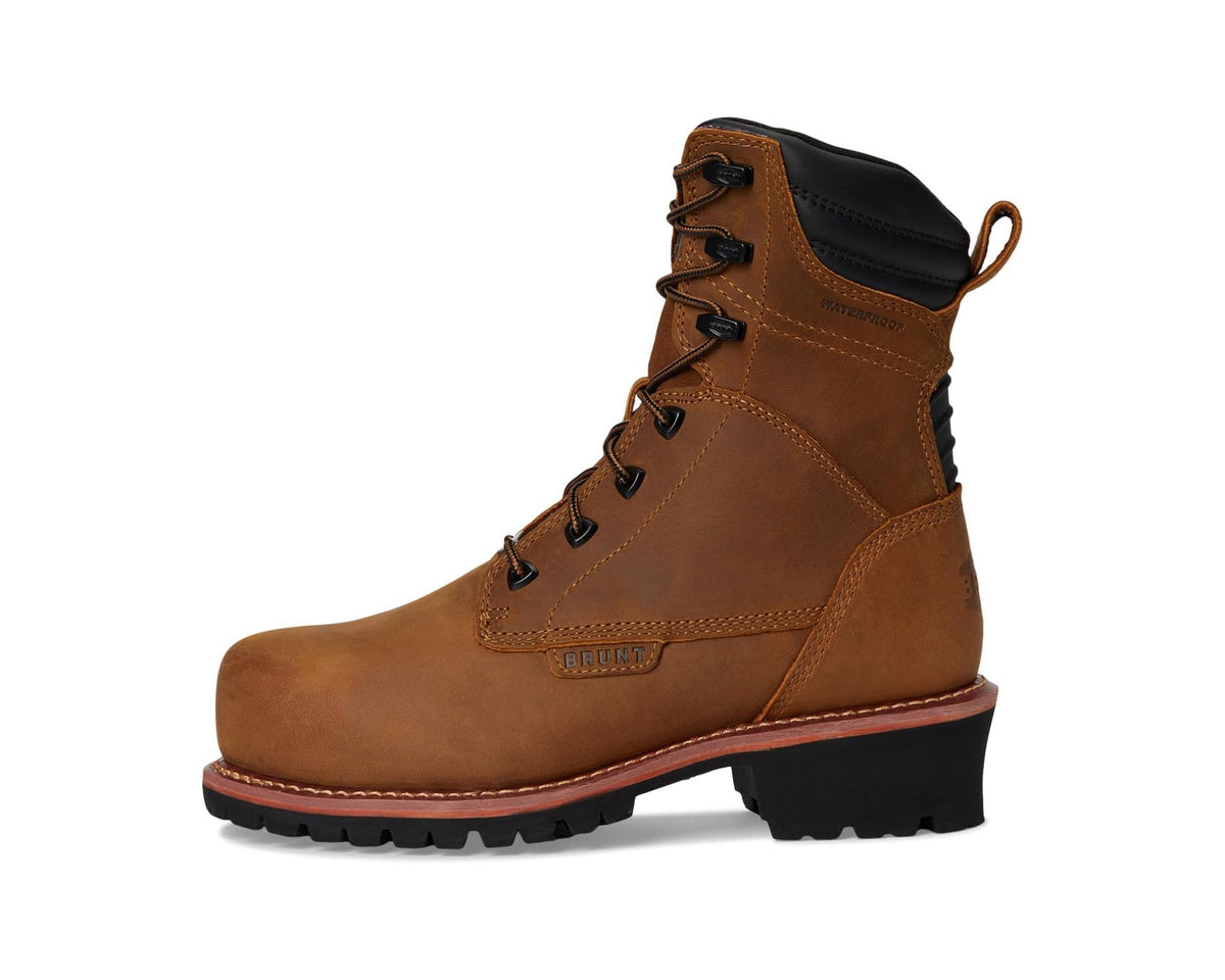 Men's BRUNT The Distasio Logger Comp Toe Brown