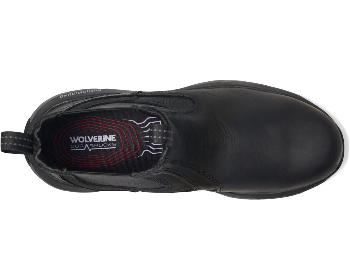 Men's Wolverine Alpha Ft Wolverine Infinity System Carbonmax® Slip-on Work Romeo Black