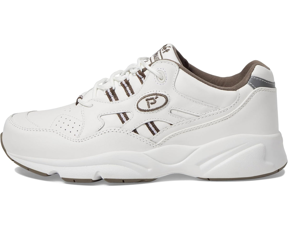 Men's Propet Stability Walker White/Taupe