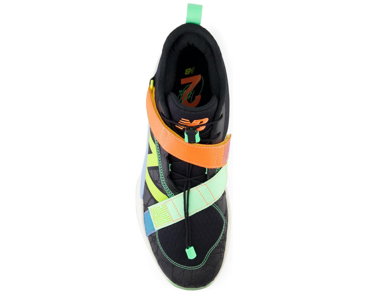 Unisex New Balance FuelCell Lindor v2 Off-Field Baseball Cleats Black/Neon Dragonfly