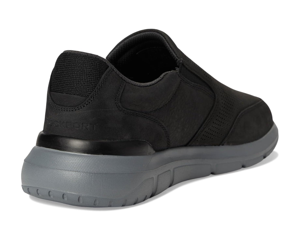 Men's Rockport Jaimin Black Leather