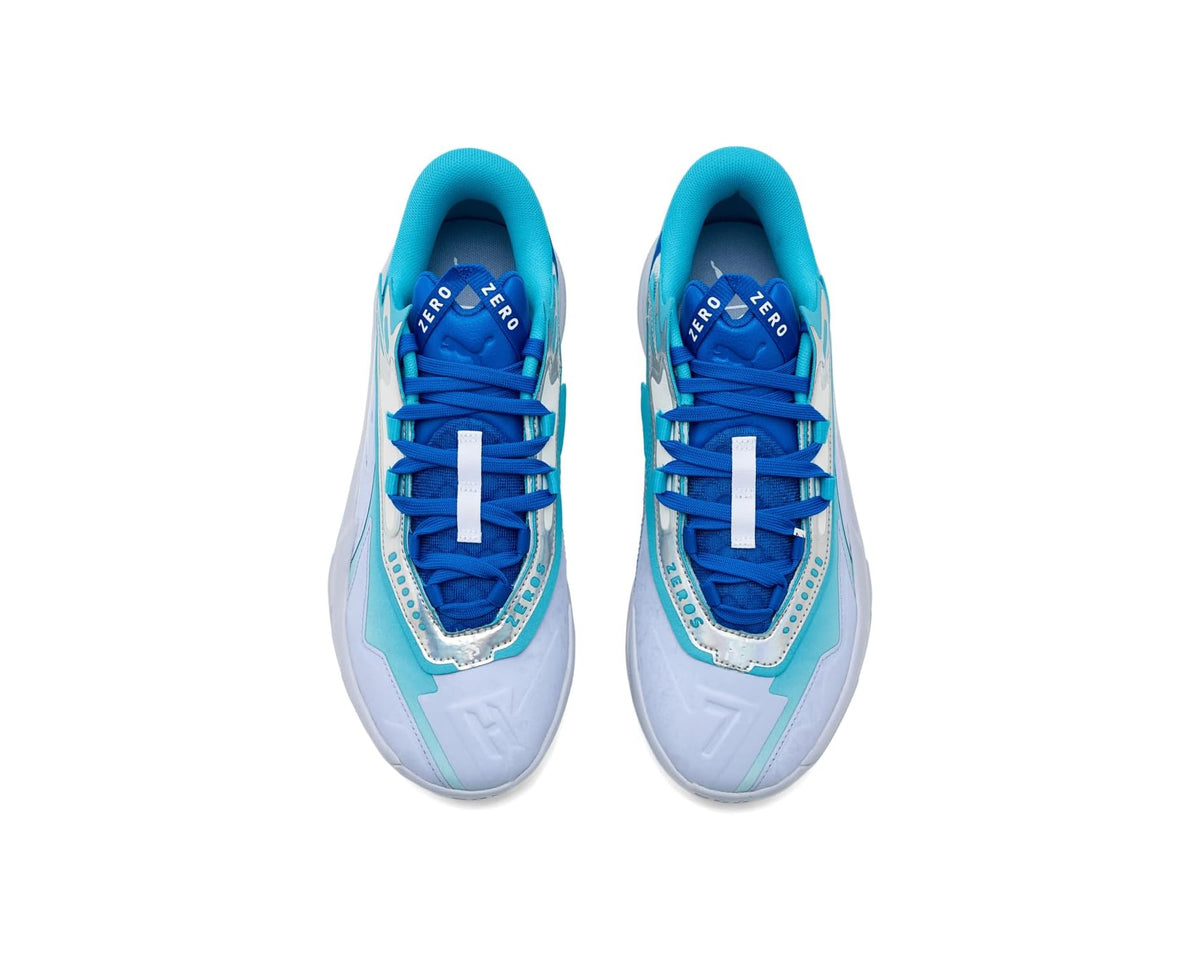 Men's PUMA Scoot Zeros II Crystal Basketball Shoes Peaceful Blue/Bright Aqua