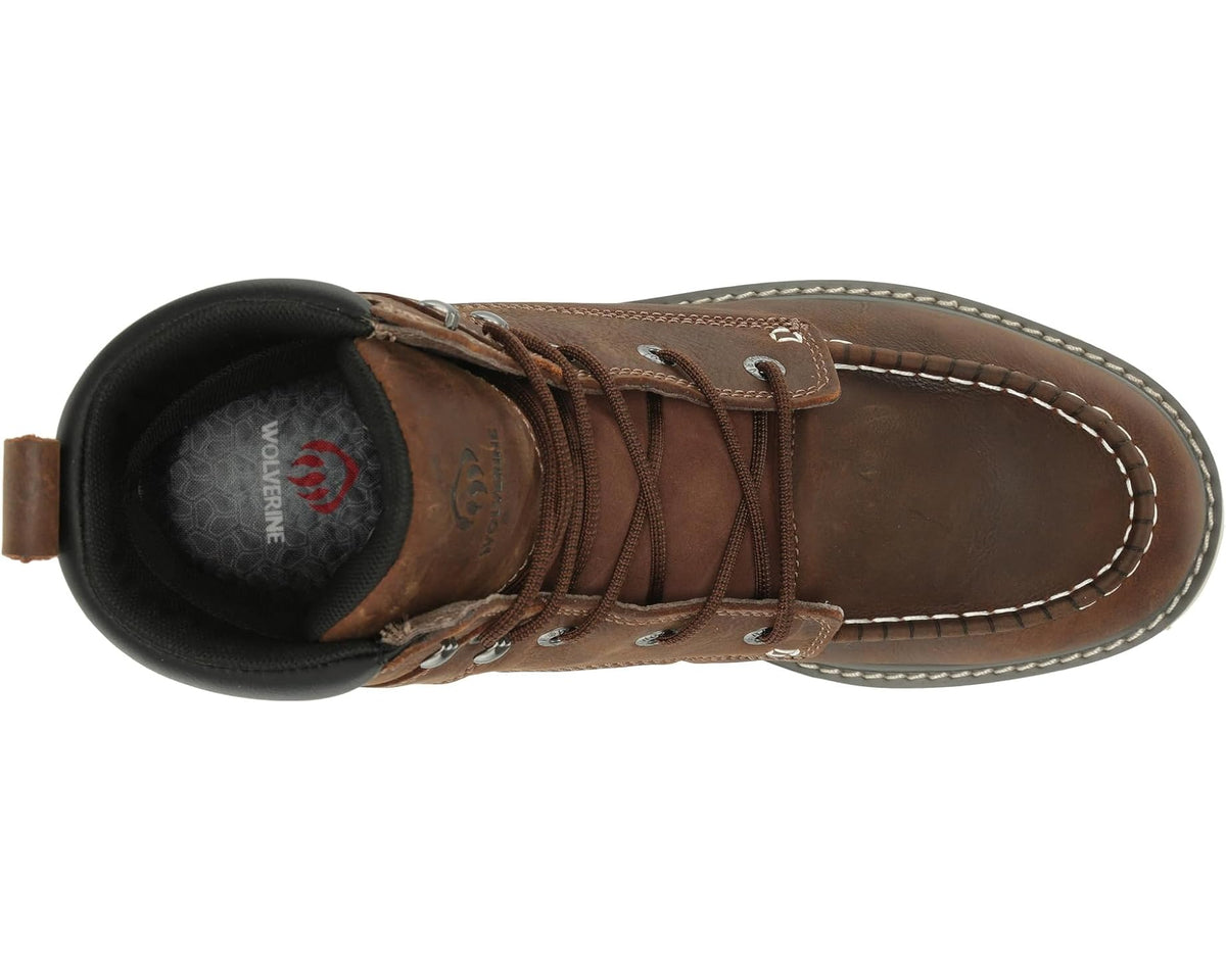 Men's Wolverine Trade Wedge Waterproof 6 Sudan Brown