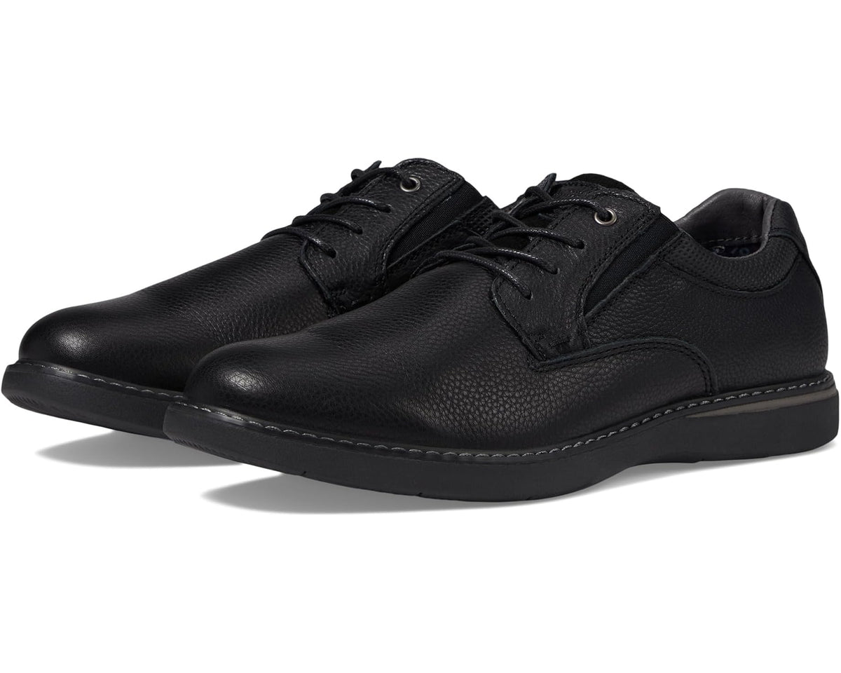 Men's Nunn Bush Bayridge Plain Toe Oxford Black