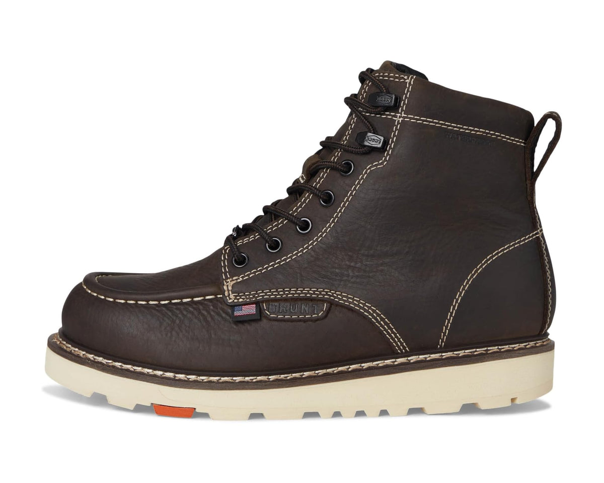 Men's BRUNT The Marin 6 USA Welted Soft Toe Brown