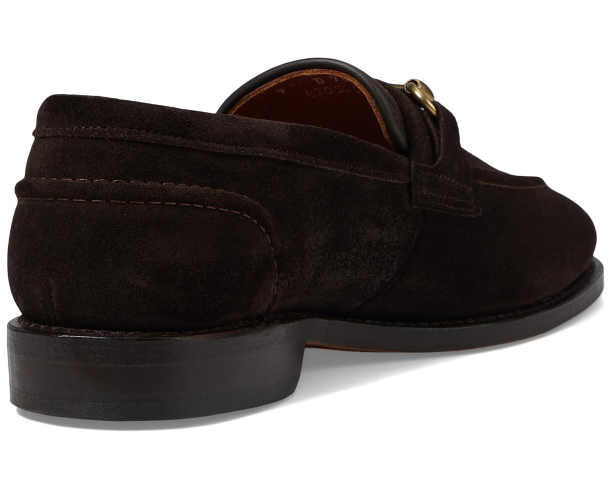 Men's Allen Edmonds Randolphbit Penny Loafers Chocolate Suede