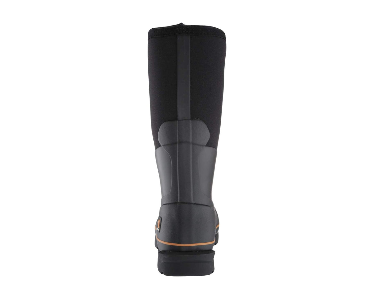 Men's Carhartt 15 Waterproof Carbon Nano Comp Toe Rubber Boots Black