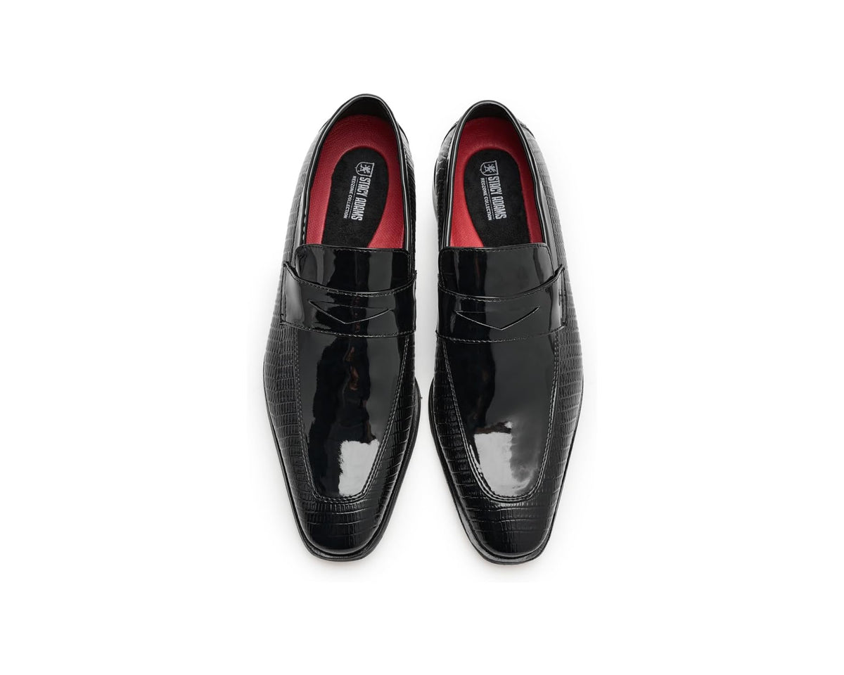 Men's Stacy Adams Ravito Slip-On Penny Loafer Black