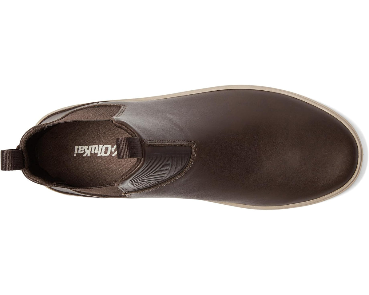 Men's OluKai Lae'ahi Mid Dark Java/Dark Java