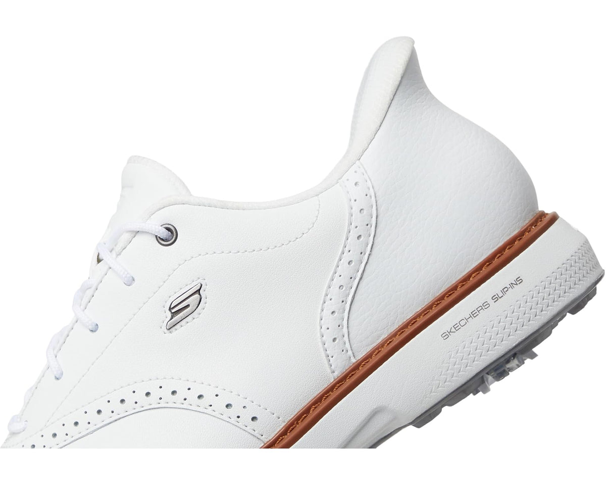 Men's Skechers GO GOLF Prestige Slip-In ArchFit Spiked Golf Shoe White