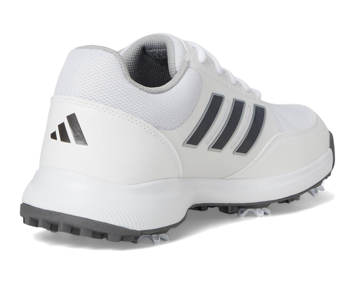 Men's adidas Golf Tech Response 3.0 Golf Shoes Footwear White/Dark Silver Metallic/Silver Metallic