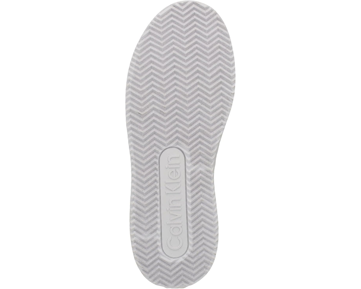 Sneaker outsole with zigzag tread pattern and Calvin Klein logo