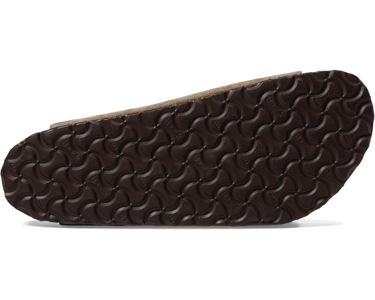 Unisex Birkenstock Arizona Soft Footbed  - Suede (Unisex) Taupe Suede