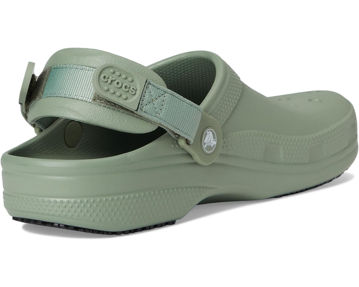 Unisex Crocs Work Classic Work Clog Moss