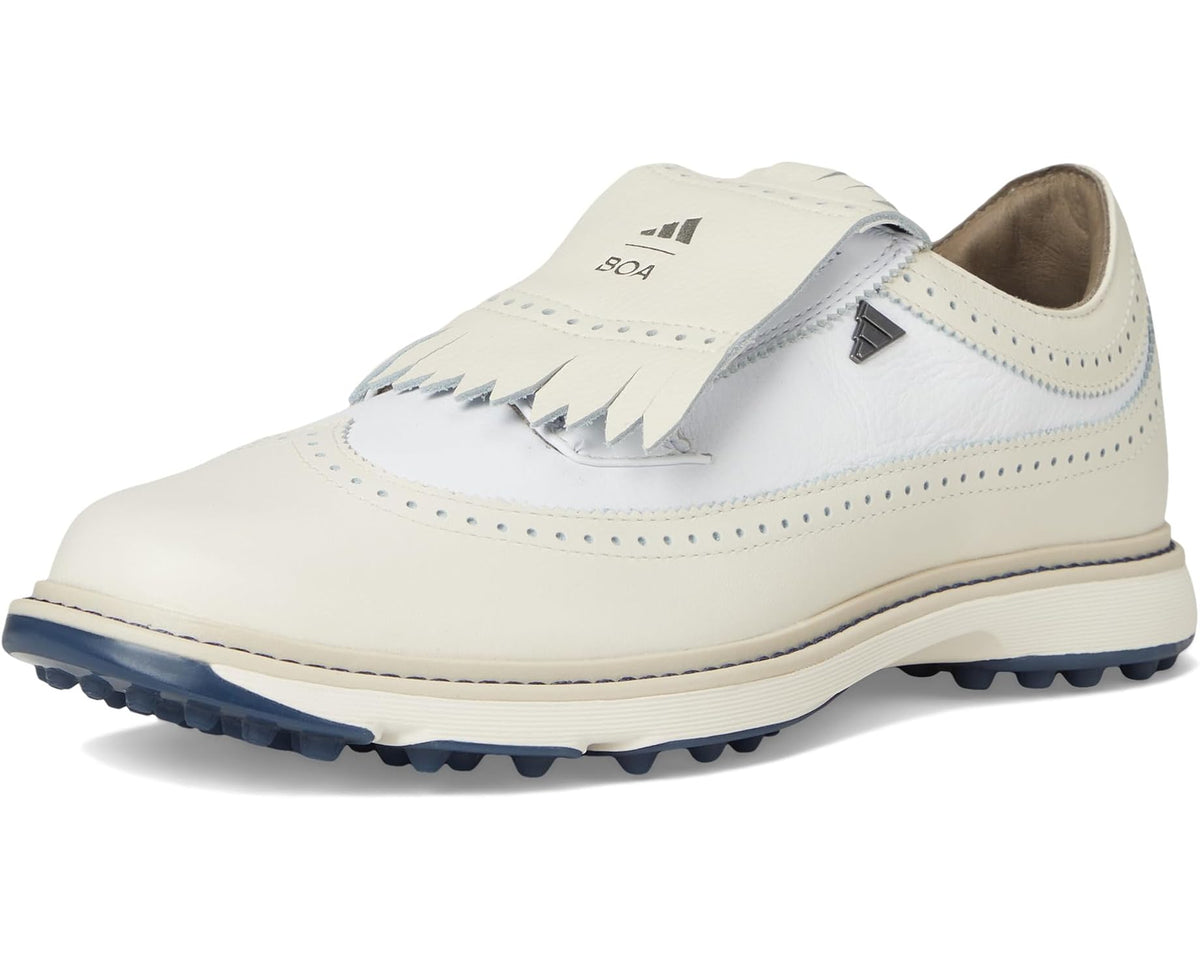 Men's adidas Golf MC87 BOA Spikeless Golf Shoes Off White/Footwear White/Collegiate Navy