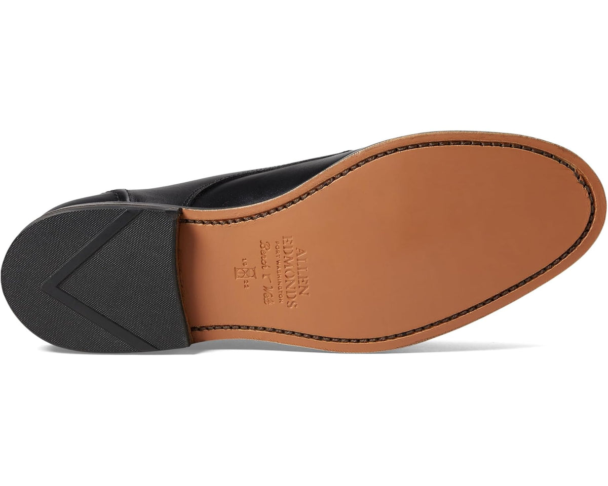 Men's Allen Edmonds Raymond Apron-toe Derby Black Leather