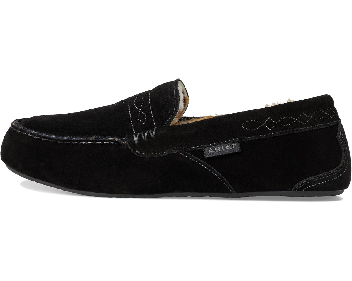 Men's Ariat Clayton Moccasin Slipper Black