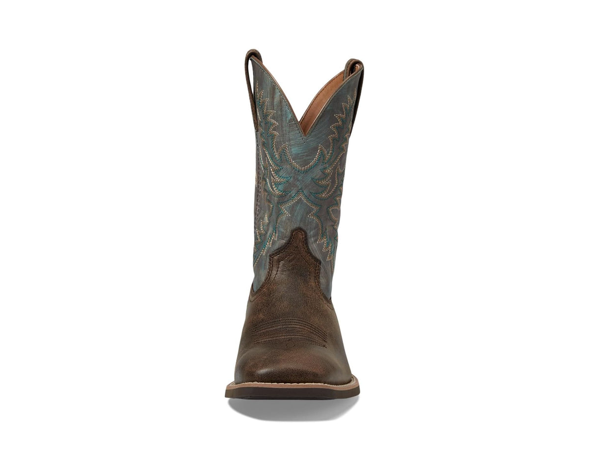 Men's Ariat Sport Latigo Western Boot Spiced Cider/Stone Blue