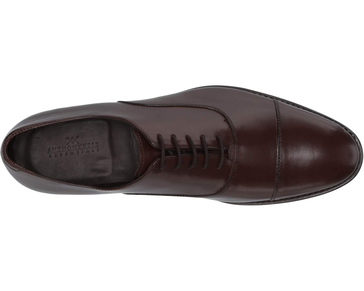 Men's Anthony Veer Clinton Cap Toe Oxford Chocolate Brown
