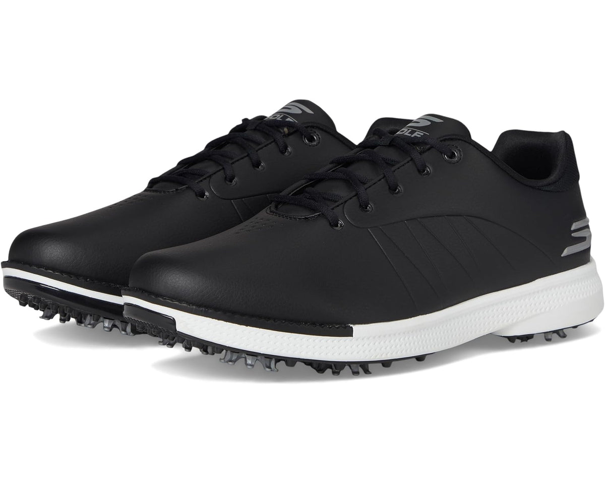 Men's Skechers GO GOLF Tempo Spiked Golf Shoe Black/White