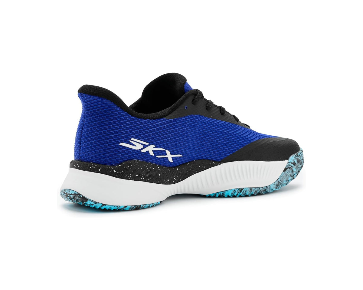 Men's SKECHERS Tennis Shoe Hands Free Slip-ins Skechers State Champ Sneaker Black/Blue