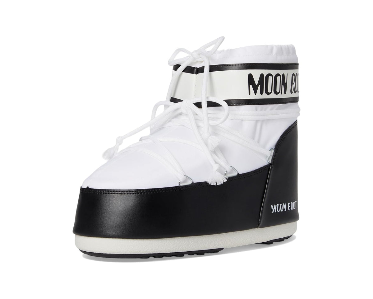 Unisex MOON BOOT Icon Low Nylon White